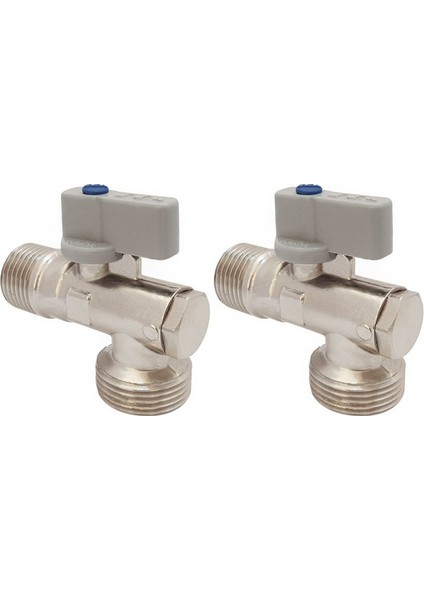 Küresel Çamaşır/bulaşık Makinası Ara Musluğu (2 Adet)