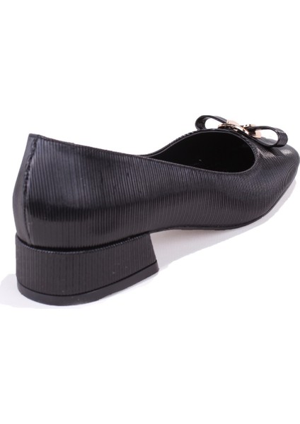 DZA07-108526415 Siyah Rugan Klasik Topuklu Kadın Ayakkabı fırsatları