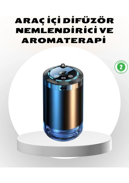 Araç Içi Difüzör Yıldız Projeksiyonlu ve Aromaterapi Özellikli