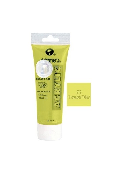 Maries Akrilik Boya 75 ml Fluorescent Sarı 815-272