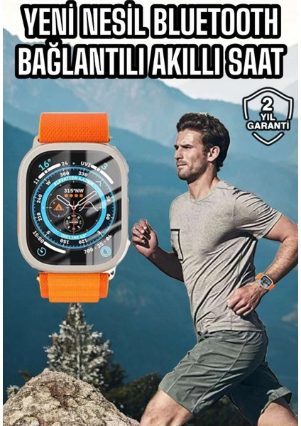 Akıllı Saat Uyku ve Spor Takibi Yeni Nesil Bluetooth Bağlantılı Amoled Ekran