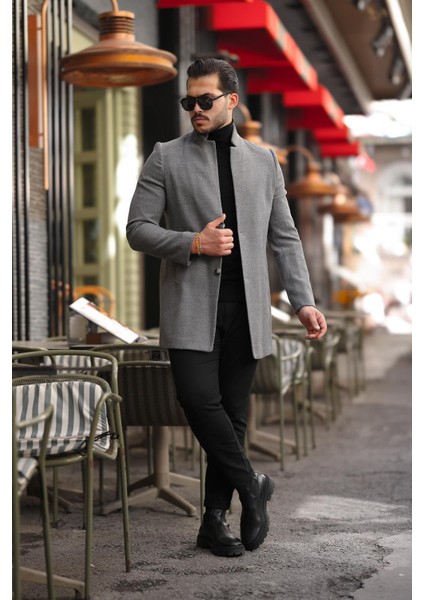 Hakim Yaka Kaşe Kaban