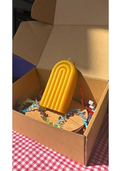 Balmumu Gökkuşağı Modeli Mum