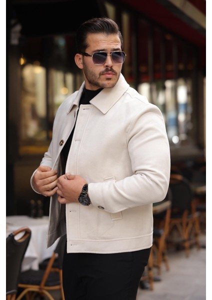 Kaşe Kumaş Düğmeli Ceket fiyatları