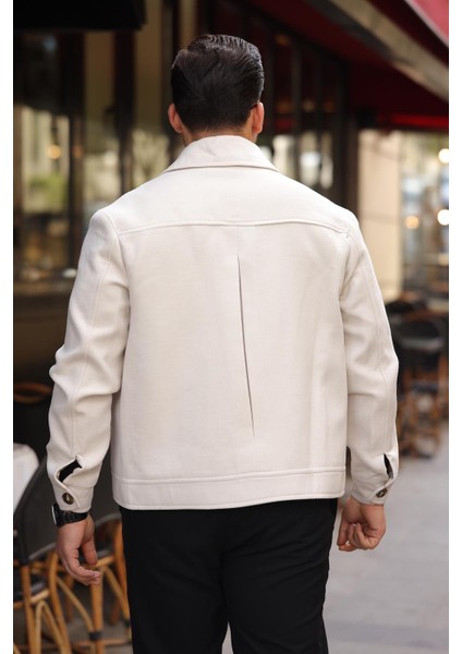 Kaşe Kumaş Düğmeli Ceket fırsatları