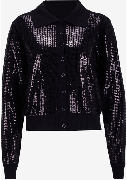 Siyah Kadın Hırka F5WL-HRK0355