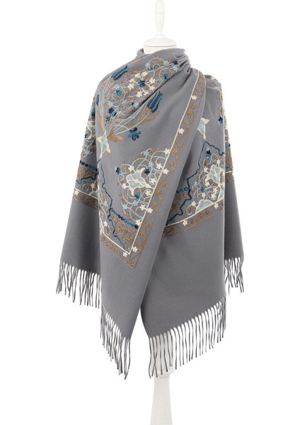 Füme Nakışlı Kışlık Şal fiyatları