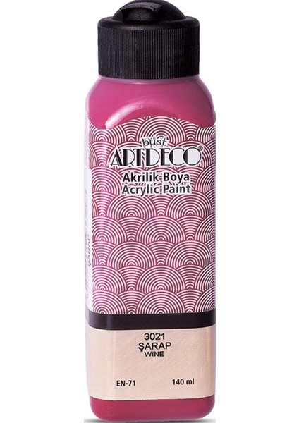 Artdeco Akrilik Boya 140 ml Şarap 070R-3021 modelleri