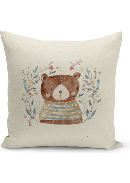 4'lü Kırlent Kılıf Seti Çocuk Bebek Odası Dijital Baskılı modelleri