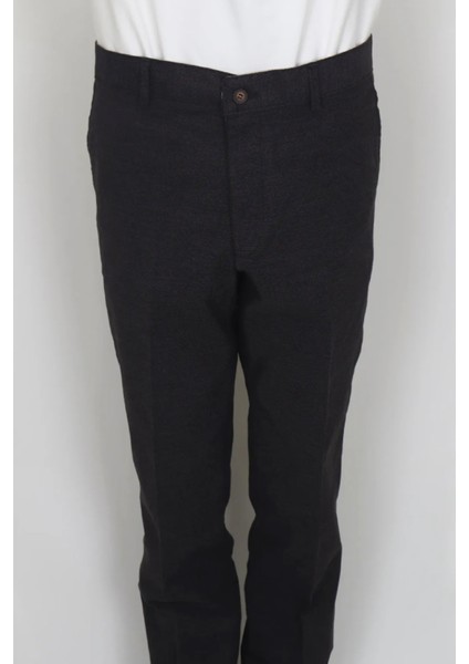 Fistan Store Erkek Kahverengi Rahat Kalıp Yandan Cep Boru Paça Battal Kışlık Keten Pantolon fiyatları