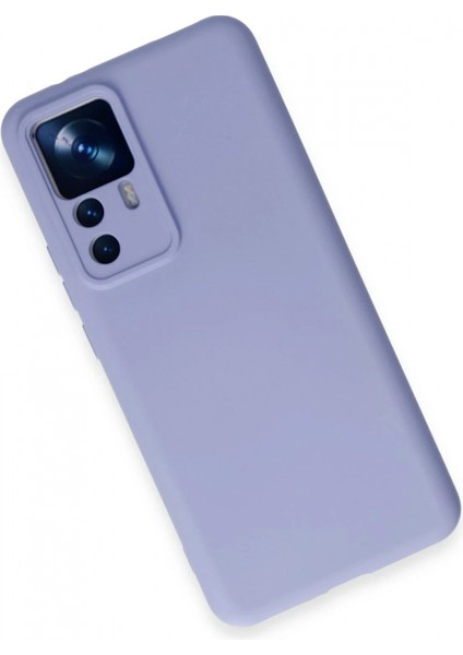 Xiaomi Mi 12T Pro Kılıf Nano Içi Kadife Silikon - Lila (K95) modelleri