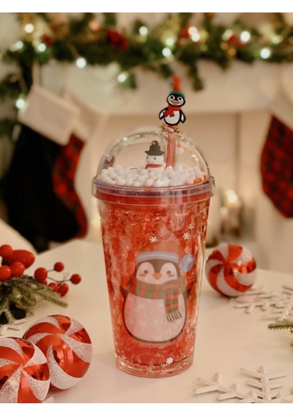 Happy New Year Pipetli Polikarbon Bardak 450 ml