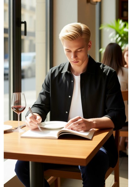 Erkek Süet Dokulu Düz Renk Uzun Kollu Gömlek Gündelik Şıklık Sunan Modern Tasarım Kaliteli fiyatları