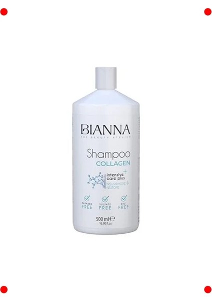 Kolajenli Tuzsuz Sülfatsız Parabensiz Şampuan 500 ml
