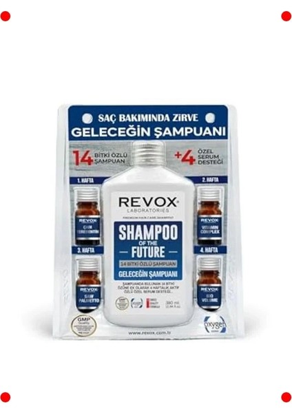 Bitkisel Şampuan & 4 Özel Destek Serumu Seti