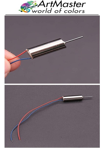 Mini Drone Motor ve Pervanesi 4 Adet Dc Motor Yüksek Hızlı Çekirdeksiz Pervane Kanatı Helikopter Uçak Drone Deney Okul modelleri