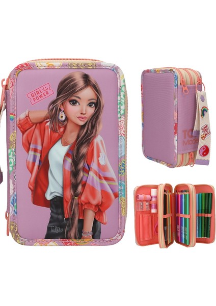 Üç Katlı Kalem Kutu Kız Gücü