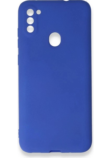 Samsung Galaxy A11 Kılıf First Silikon - Lacivert (K95)