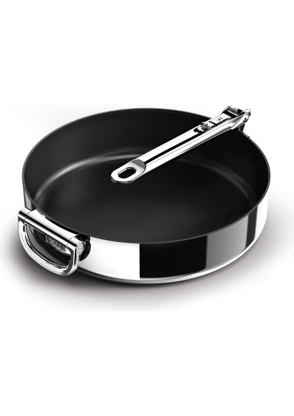 Space 3 Katmanlı Paslanmaz Çelik Seramik Kaplama 28 cm Kızartma Tavası fırsatları