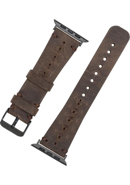 Apple Watch Uyumlu Deri Kordon 38-40-41MM G6 Boras modelleri