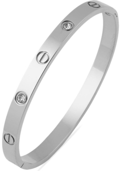 Çelik Bileklik Silver