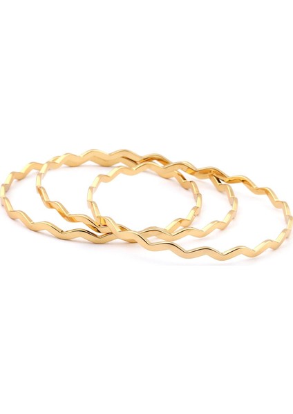 Çelik Bileklik Gold 60MM