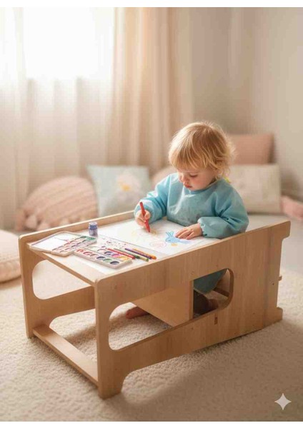 Ahşap Öğrenme Kulesi-Ceviz fırsatları