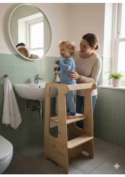 Ahşap Öğrenme Kulesi-Ceviz