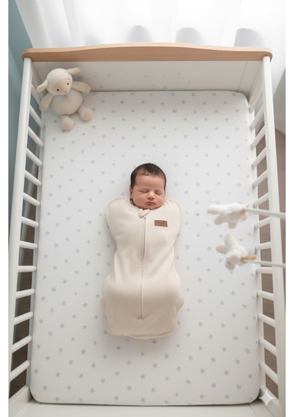 Yenidoğan Kundak Tulumu - Uyku Tulumu %100 Pamuk (Oeko-Tex Sertifikalı) fırsatları