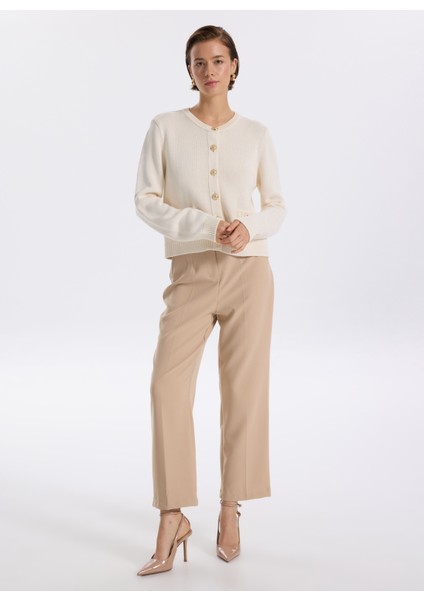 Ekru Kadın Hırka F5WL-HRK0420 fiyatları