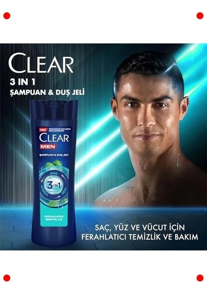 3'ü 1 Arada Mentollü Şampuan ve Duş Jeli - 350 ml modelleri