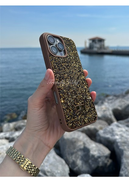 iPhone (16 Pro Max) Uyumlu Lüks Taşlı Kılıf fiyatları
