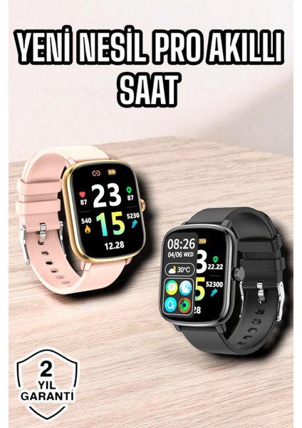 Yeni Nesil Akıllı Saat Arama Bildirimleri, Uyku & Kalp Atış Takibi