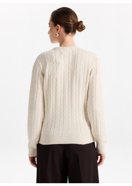 Ekru Kadın Hırka F5WL-HRK0256 indirimleri