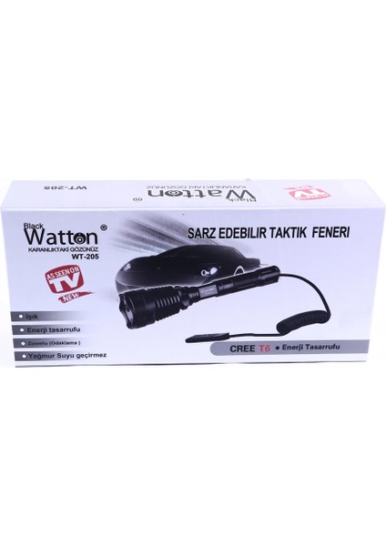 Orjinal 800 Lümen T6 Özel Avcı Feneri WT-205 fırsatları