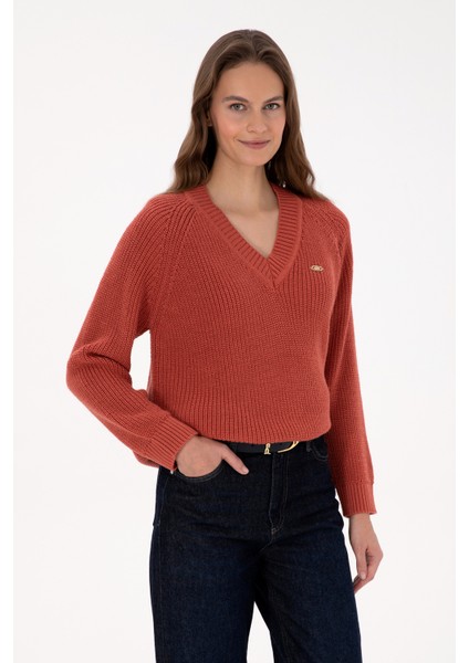 Kadın Gül Kurusu Kazak /triko 50314934-VR026