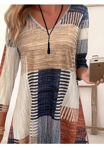 Kadın Uzun Kollu V Yaka Süprem Mini Elbise fiyatları