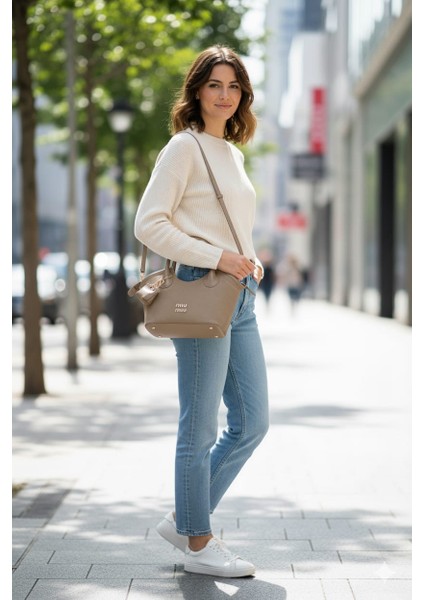 Kadın Süet Model Yavrulu El ve Omuz Çantası modelleri