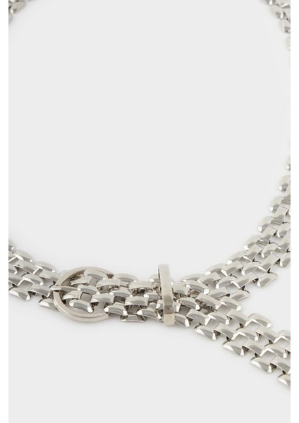 Kadın Silver Iki Sıralı Metal KEMER G3805AXNS modelleri