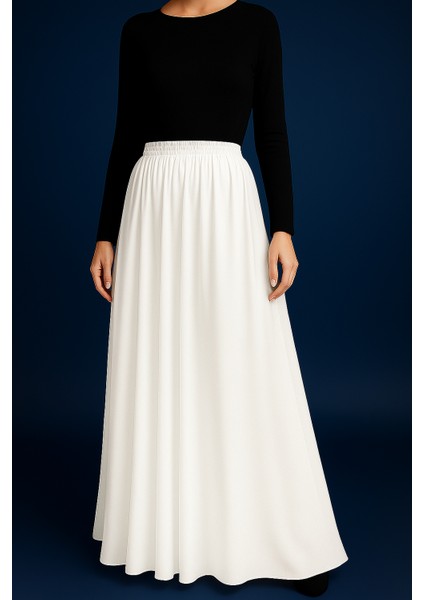 Gümüş collection, kloş etek,Şifon Etek, renk beyaz fiyatları