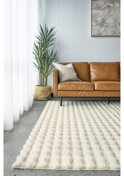 Aveline Collection Cloudy Peluş Halı Dekoratif Yumuşacık Yıkanabilir Kaymaz Taban Oturma Odası Salon