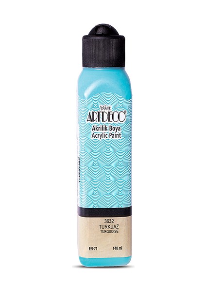 Artdeco Akrilik Boya 140 ml Turkuaz 070R-3632