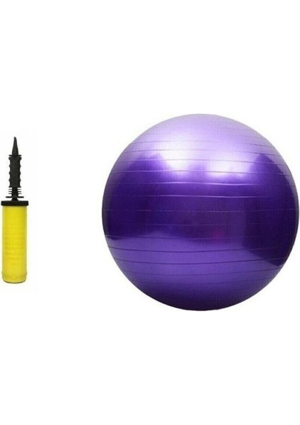 20 cm Fitilli Pilates Topu ve Pompa Seti Plates Denge Yoga Spor Egzersiz Top Jimnastik Fitness Gym