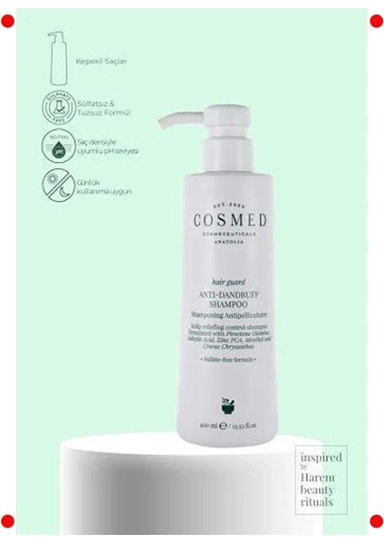 Sülfatsız Kepek Karşıtı Arındırıcı Şampuan indirimleri