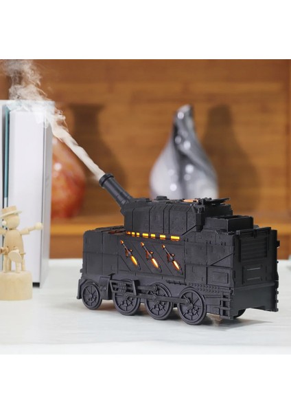 Tank Tasarımlı Buhar Difüzörü- LED Işıklı Hava Nemlendirici - Aromaterapi Cihazı fiyatları