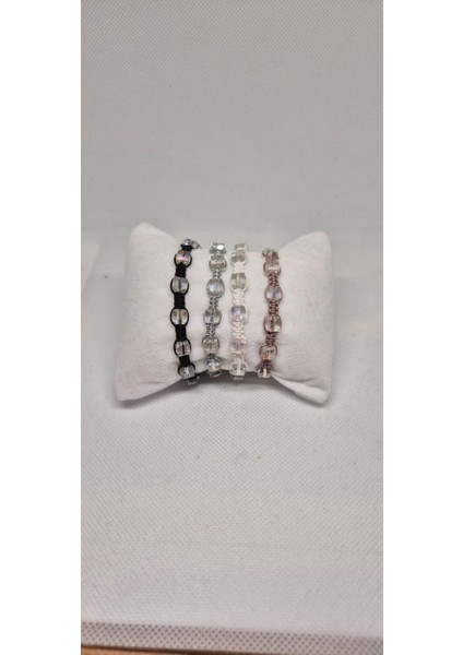 Kristal Makrome Bileklik