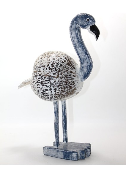 Ahşap Flamingo Figürü