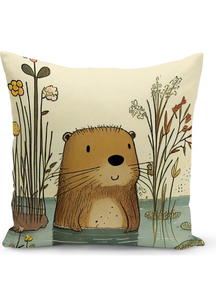 Çocuk Bebek Odası Dijital Baskılı Kırlent Kılıfı