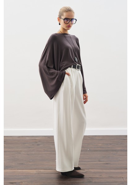 Pelerin Tarz Bluz Antrasit modelleri