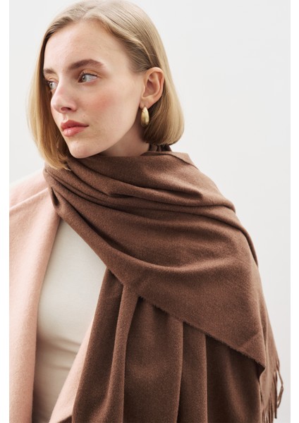 Kaşmir Dokulu Şal Kahverengi fiyatları